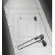 Входная дверь Line White 3 (Шагрень белая / Белый софт) для квартиры в ПИК с шумоизоляцией, толщина полотна 95 мм, взломостойкая с толщиной металла 1.8 мм, замки 4-го класса защиты
