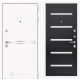 Входная дверь Line White 1 (Шагрень белая / Венге) для квартиры в ПИК с шумоизоляцией, толщина полотна 95 мм, взломостойкая с толщиной металла 1.8 мм, замки 4-го класса защиты