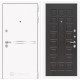 Входная дверь Line White 4 (Шагрень белая / Венге) для квартиры в ПИК с шумоизоляцией, толщина полотна 95 мм, взломостойкая с толщиной металла 1.8 мм, замки 4-го класса защиты