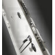 Входная дверь Line White 01 (Шагрень белая / Белое дерево) для квартиры в ПИК с шумоизоляцией, толщина полотна 95 мм, взломостойкая с толщиной металла 1.8 мм, замки 4-го класса защиты