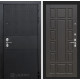 Входная дверь Black Cisa 12 (Чёрный кварц / Венге) для квартиры с шумоизоляцией, толщина полотна 120 мм, взломосткая с толщиной металла 1.8 мм, итальянский замок CISA, панели МДФ с двух сторон