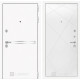 Входная дверь Line White 24 (Шагрень белая / Белый софт) для квартиры в ПИК с шумоизоляцией, толщина полотна 95 мм, взломостойкая с толщиной металла 1.8 мм, замки 4-го класса защиты